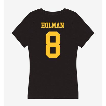 Wyoming - NCAA Football : Markell Holman - Women's V-Neck T-Shirt-1