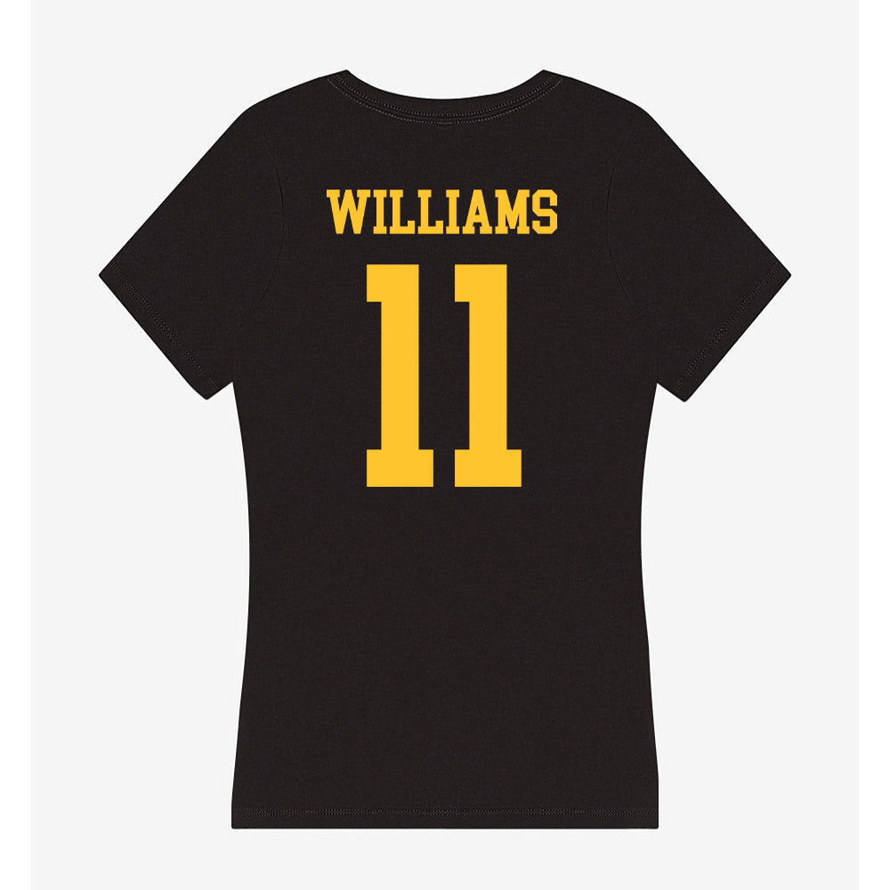 Wyoming - NCAA Football : Jayden Williams - Classic Shersey Women's V-Neck T-Shirt-1