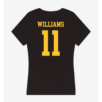 Wyoming - NCAA Football : Jayden Williams - Classic Shersey Women's V-Neck T-Shirt-1