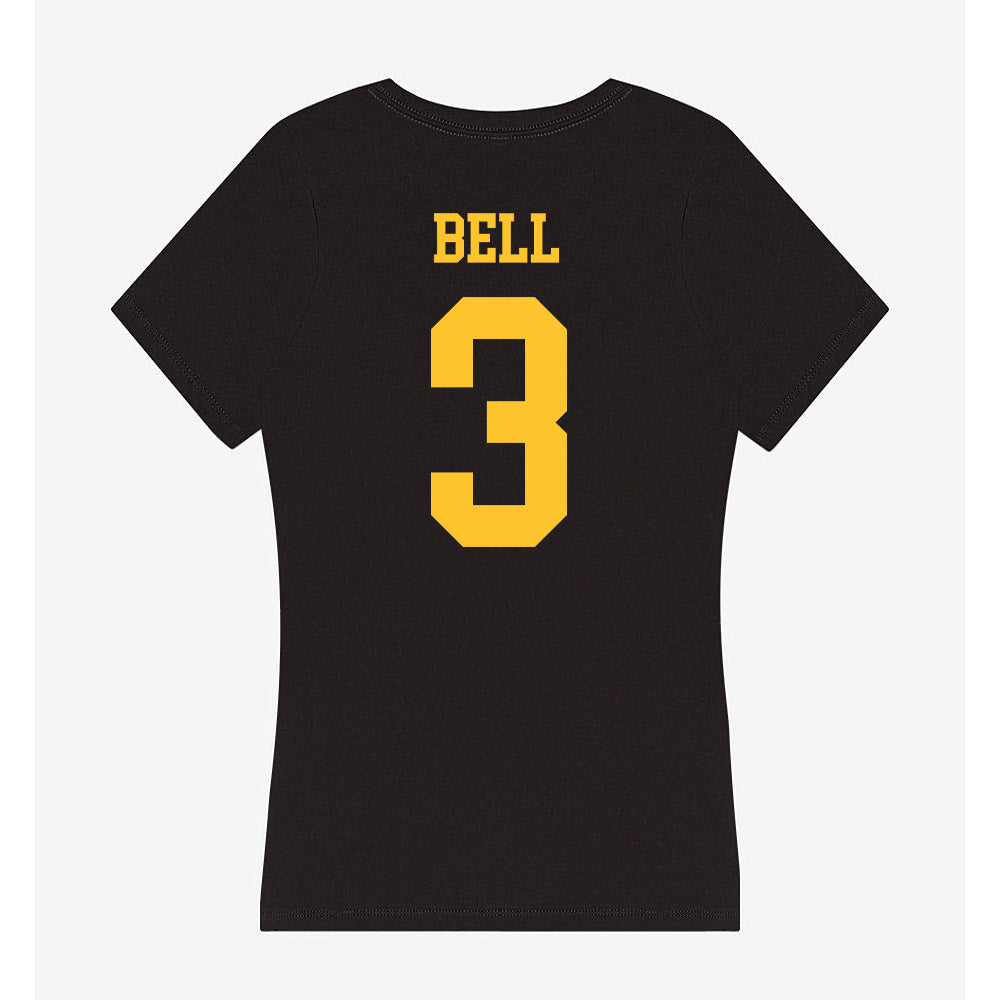 Wyoming - NCAA Football : Ian Bell - Women's V-Neck T-Shirt-1