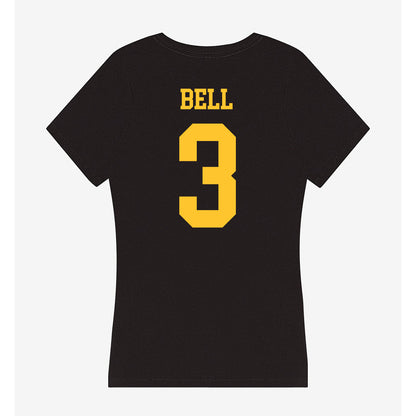 Wyoming - NCAA Football : Ian Bell - Women's V-Neck T-Shirt-1