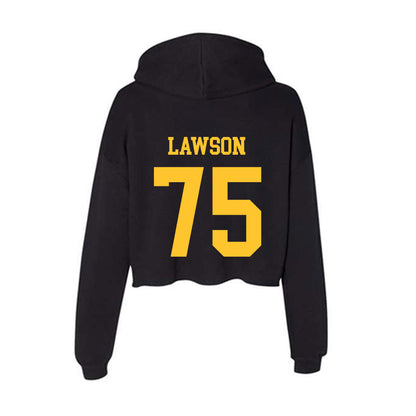 Wyoming - NCAA Football : Cooper Lawson - Classic Shersey Women's Crop Fleece Hoodie-1