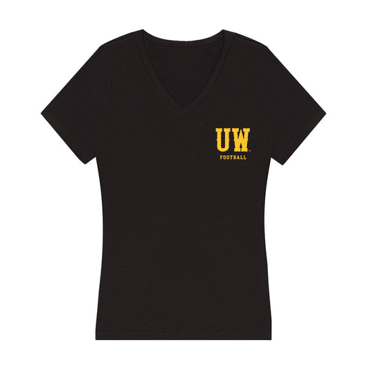 Wyoming - NCAA Football : Junus McGraw - Classic Shersey Women's V-Neck T-Shirt-0