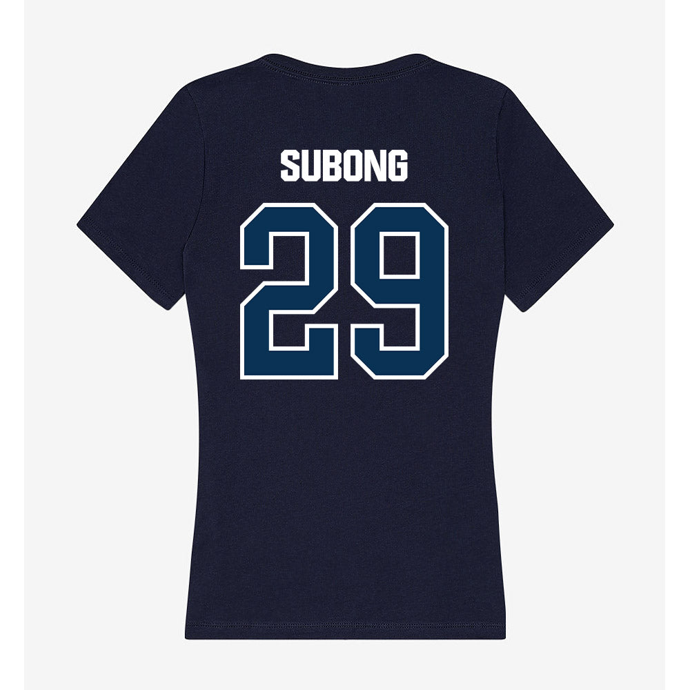 Old Dominion - NCAA Women's Soccer : Alaina Subong - Classic Shersey Women's V-Neck T-Shirt-1
