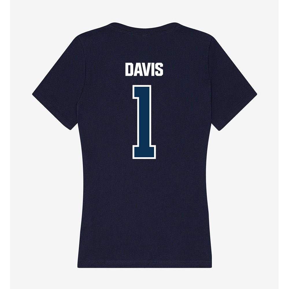 Old Dominion - NCAA Women's Basketball : Mia Davis - Classic Shersey Women's V-Neck T-Shirt-1