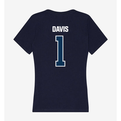 Old Dominion - NCAA Women's Basketball : Mia Davis - Classic Shersey Women's V-Neck T-Shirt-1