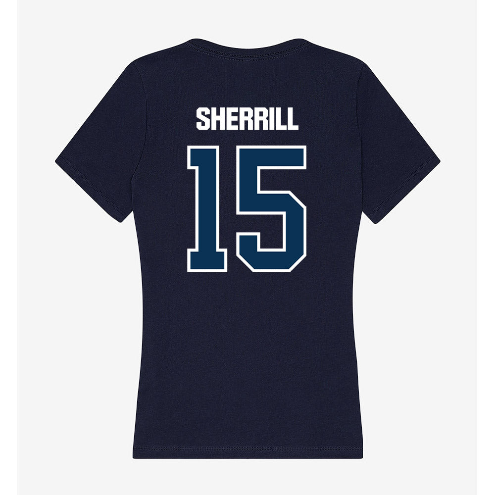 Old Dominion - NCAA Football : Jehahj Sherrill - Classic Shersey Women's V-Neck T-Shirt-1