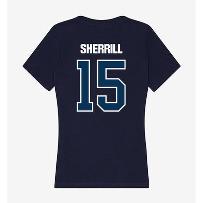 Old Dominion - NCAA Football : Jehahj Sherrill - Classic Shersey Women's V-Neck T-Shirt-1