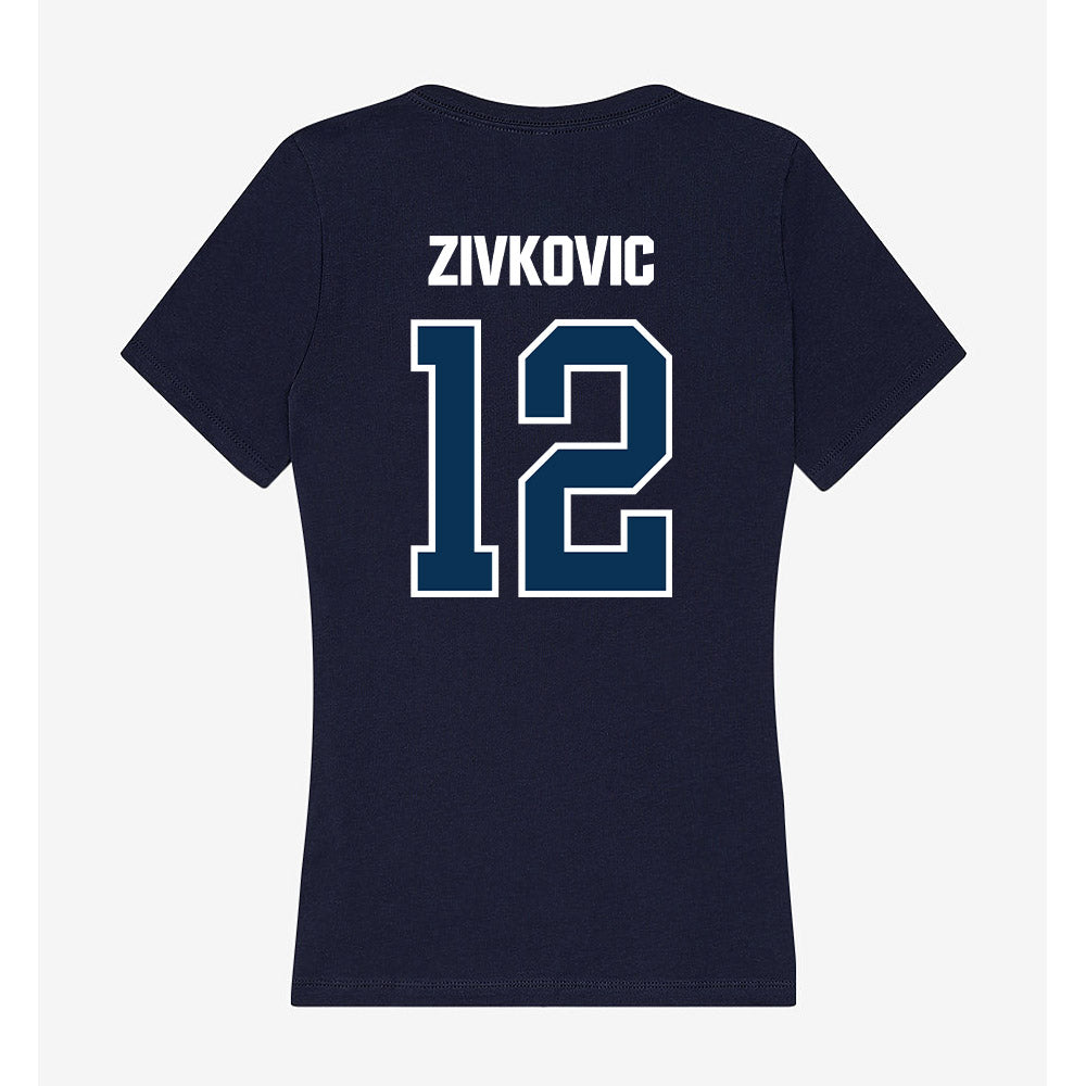 Old Dominion - NCAA Men's Soccer : Mile Zivkovic - Classic Shersey Women's V-Neck T-Shirt-1