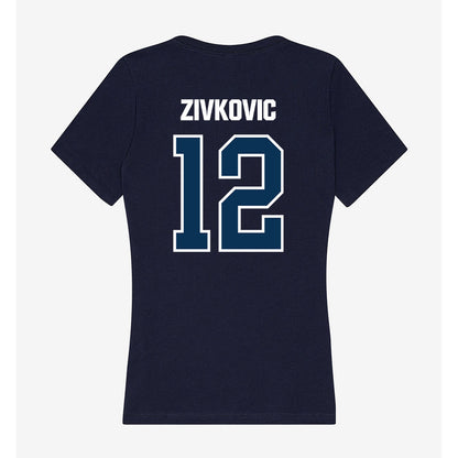 Old Dominion - NCAA Men's Soccer : Mile Zivkovic - Classic Shersey Women's V-Neck T-Shirt-1