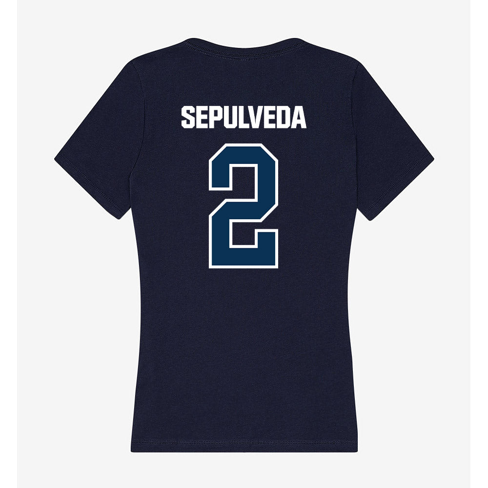 Old Dominion - NCAA Women's Basketball : Vanessa Rae Sepulveda - Classic Shersey Women's V-Neck T-Shirt-1