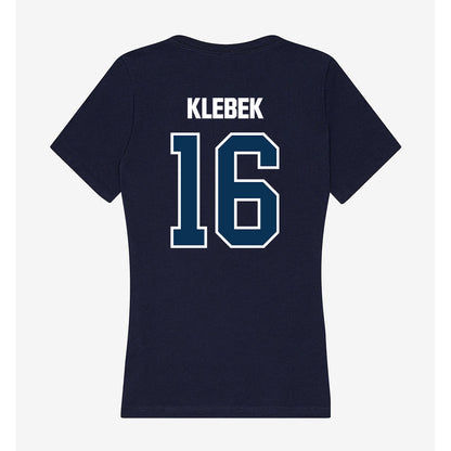 Old Dominion - NCAA Women's Soccer : Laura Klebek - Classic Shersey Women's V-Neck T-Shirt-1
