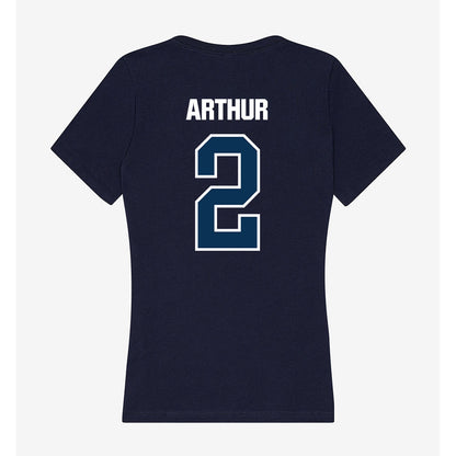 Old Dominion - NCAA Women's Soccer : Madelynn Arthur - Classic Shersey Women's V-Neck T-Shirt-1