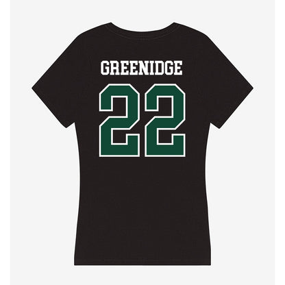 Hawaii - NCAA Men's Volleyball : Quintin Greenidge - Women's V-Neck T-Shirt-1