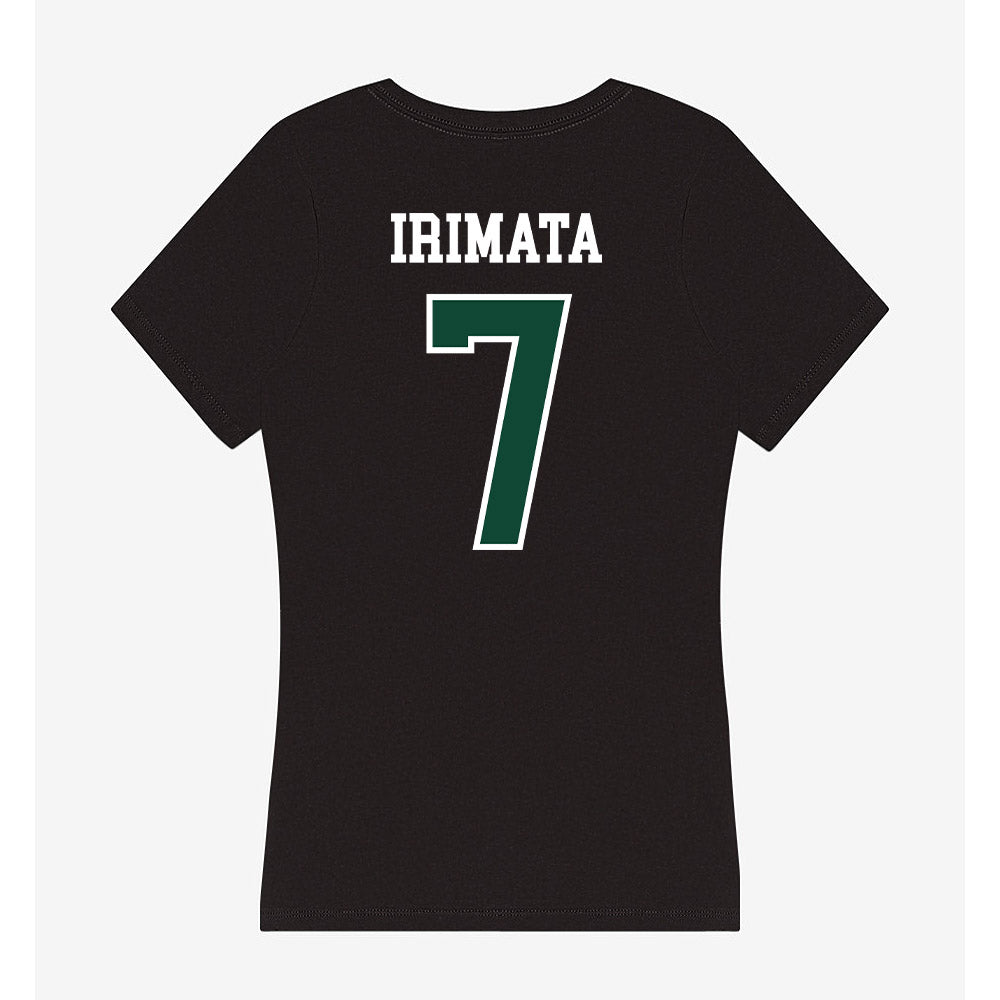 Hawaii - NCAA Softball : Taryn Irimata - Women's V-Neck T-Shirt-1