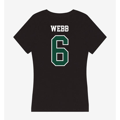 Hawaii - NCAA Women's Basketball : Kyra Webb - Women's V-Neck T-Shirt-1