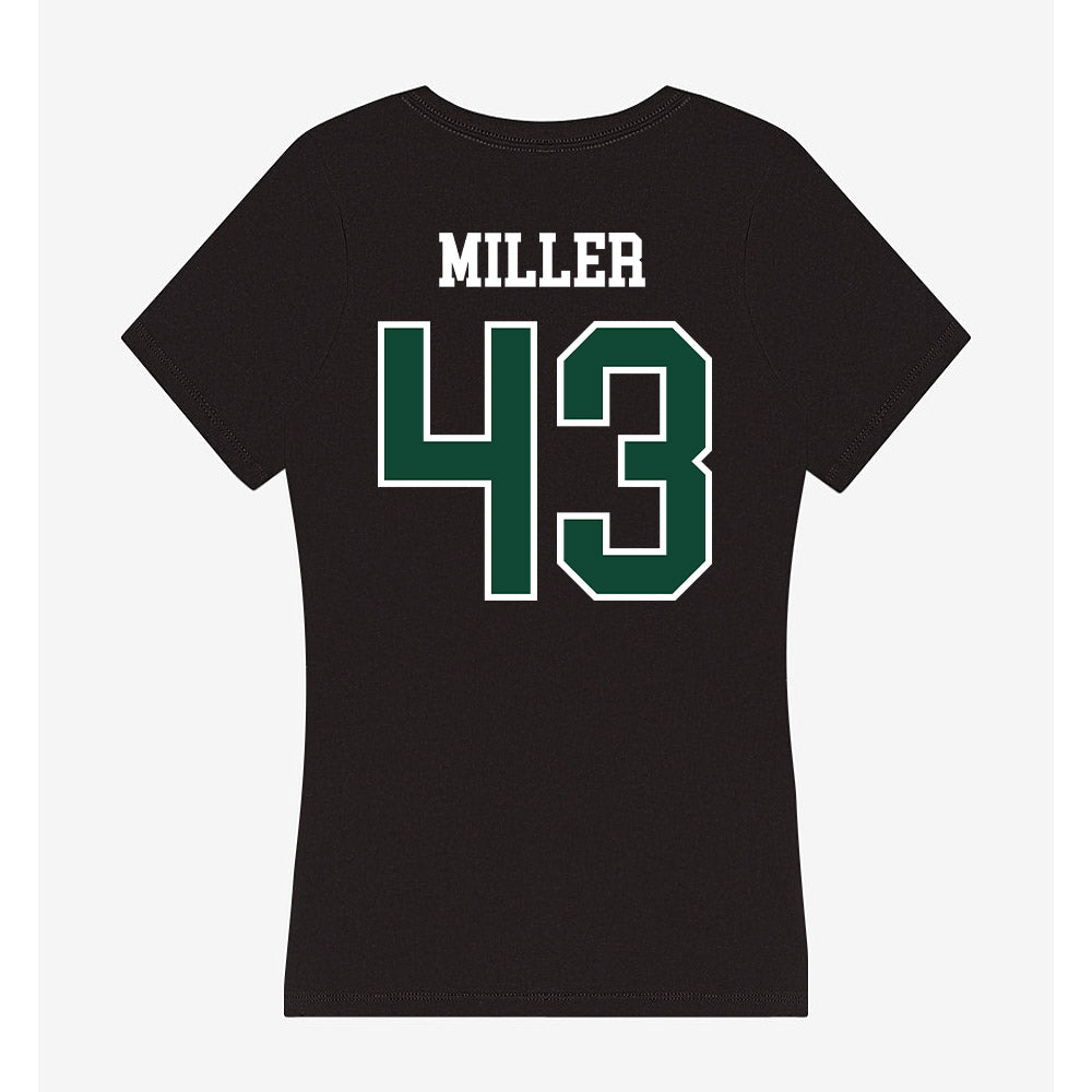 Hawaii - NCAA Football : Gannon Miller - Women's V-Neck T-Shirt-1