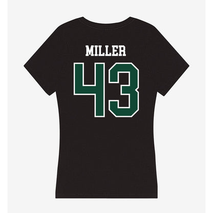 Hawaii - NCAA Football : Gannon Miller - Women's V-Neck T-Shirt-1