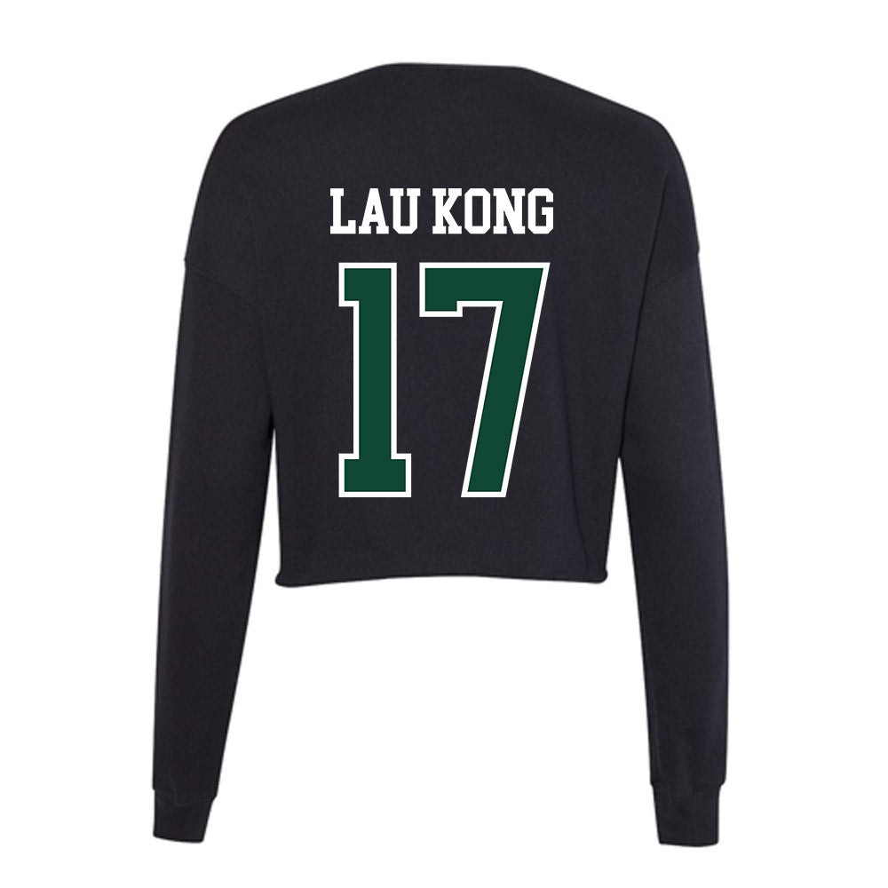 Hawaii - NCAA Baseball : Mana Lau Kong - Women's Cropped Crew Fleece-1
