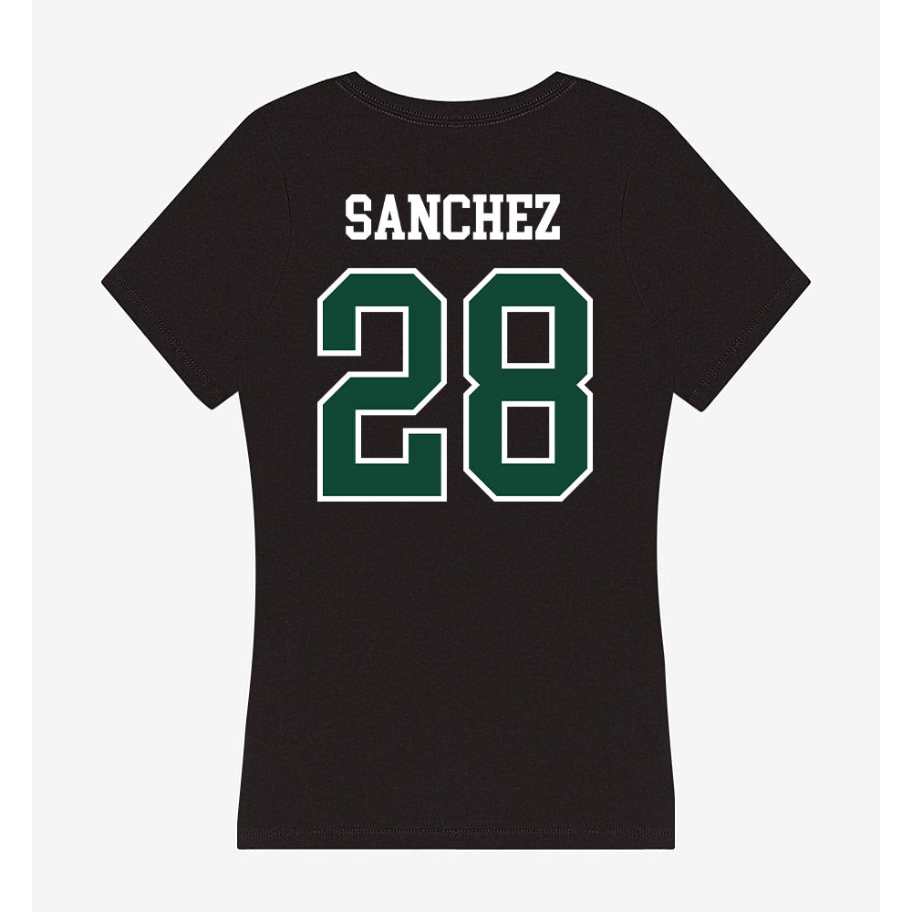 Hawaii - NCAA Baseball : Kamaehu Sanchez - Women's V-Neck T-Shirt-1