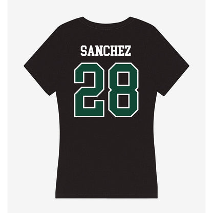 Hawaii - NCAA Baseball : Kamaehu Sanchez - Women's V-Neck T-Shirt-1