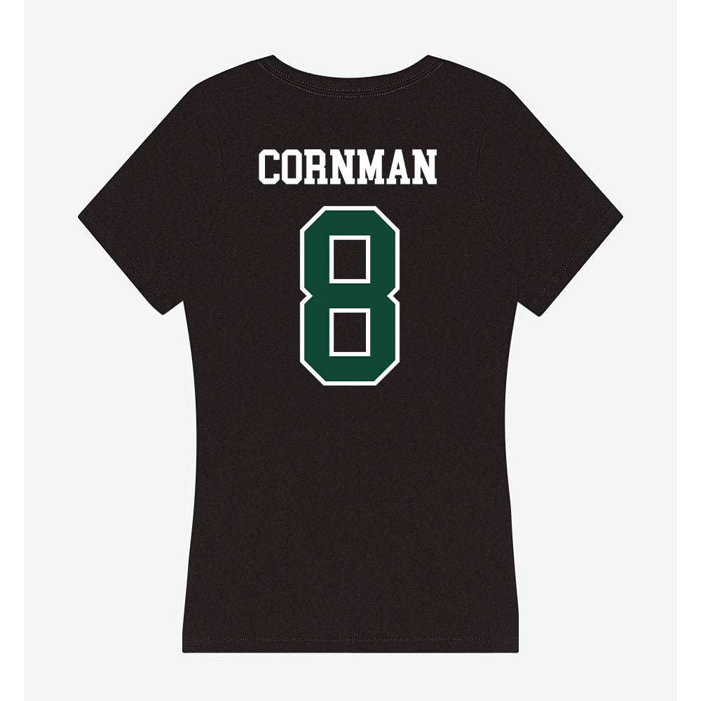 Hawaii - NCAA Beach Volleyball : Kiera Cornman - Women's V-Neck T-Shirt-1