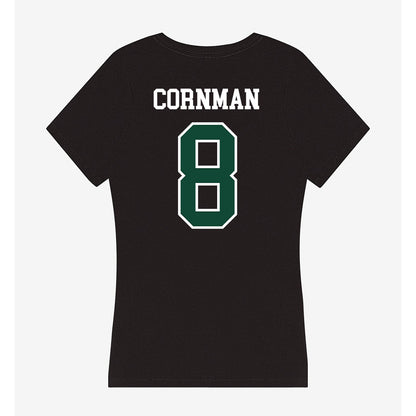 Hawaii - NCAA Beach Volleyball : Kiera Cornman - Women's V-Neck T-Shirt-1