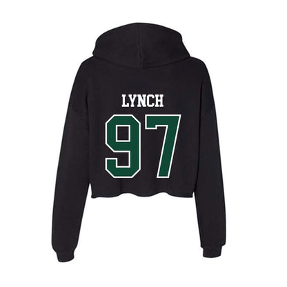 Hawaii - NCAA Football : Jordan Lynch - Women's Crop Fleece Hoodie-1