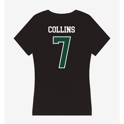 Hawaii - NCAA Women's Basketball : Ella Collins - Women's V-Neck T-Shirt-1