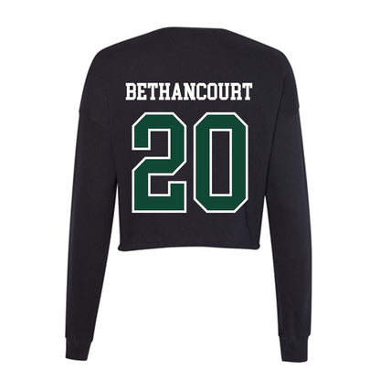 Hawaii - NCAA Baseball : Tino Bethancourt - Women's Cropped Crew Fleece-1