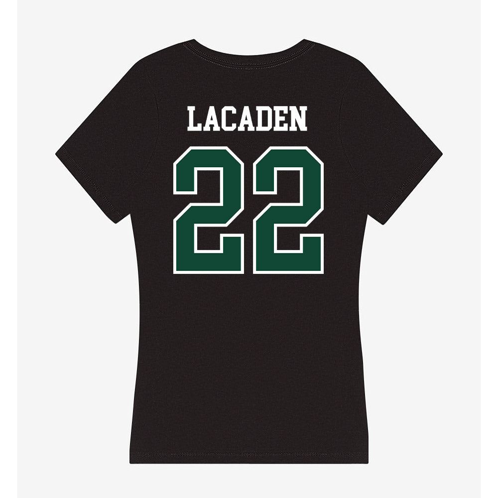 Hawaii - NCAA Football : Titan Lacaden - Women's V-Neck T-Shirt-1