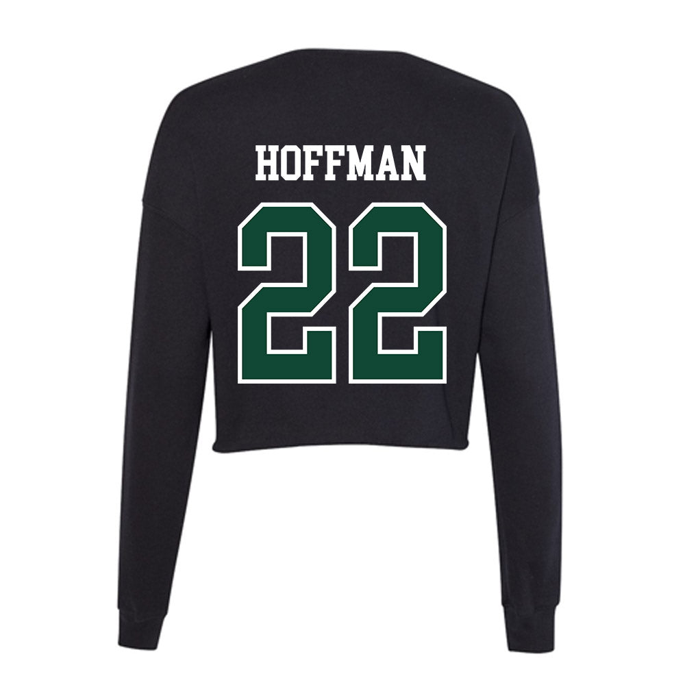 Hawaii - NCAA Baseball : Christian Hoffman - Women's Cropped Crew Fleece-1