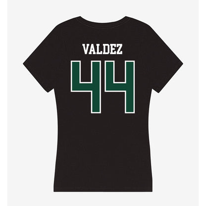 Hawaii - NCAA Baseball : Derek Valdez - Women's V-Neck T-Shirt-1