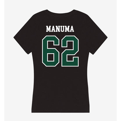 Hawaii - NCAA Football : Lautaimi Manuma - Women's V-Neck T-Shirt-1