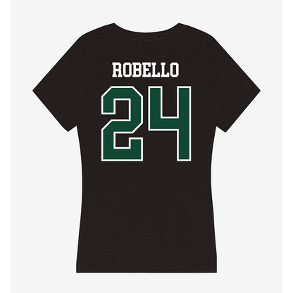 Hawaii - NCAA Baseball : Hekili Robello - Women's V-Neck T-Shirt-1