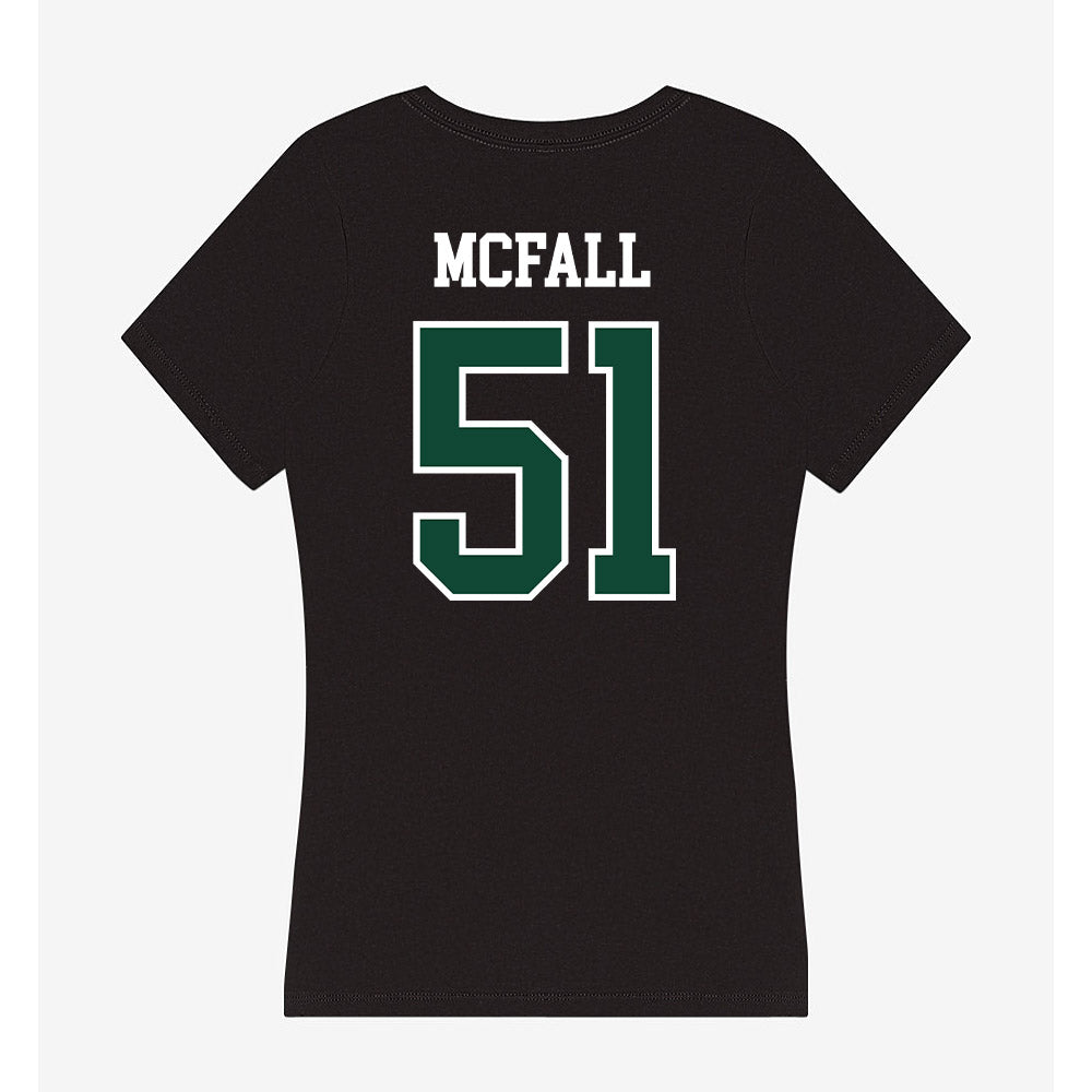 Hawaii - NCAA Football : Eric Mcfall - Women's V-Neck T-Shirt-1