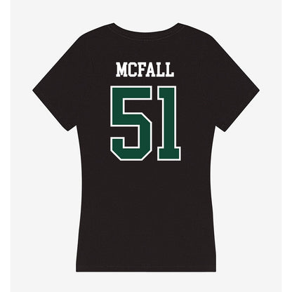 Hawaii - NCAA Football : Eric Mcfall - Women's V-Neck T-Shirt-1