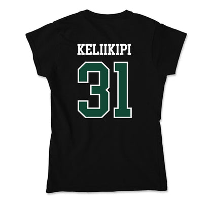 Hawaii - NCAA Football : Tryton Keliikipi - Soft Style Women’s T-Shirt-1