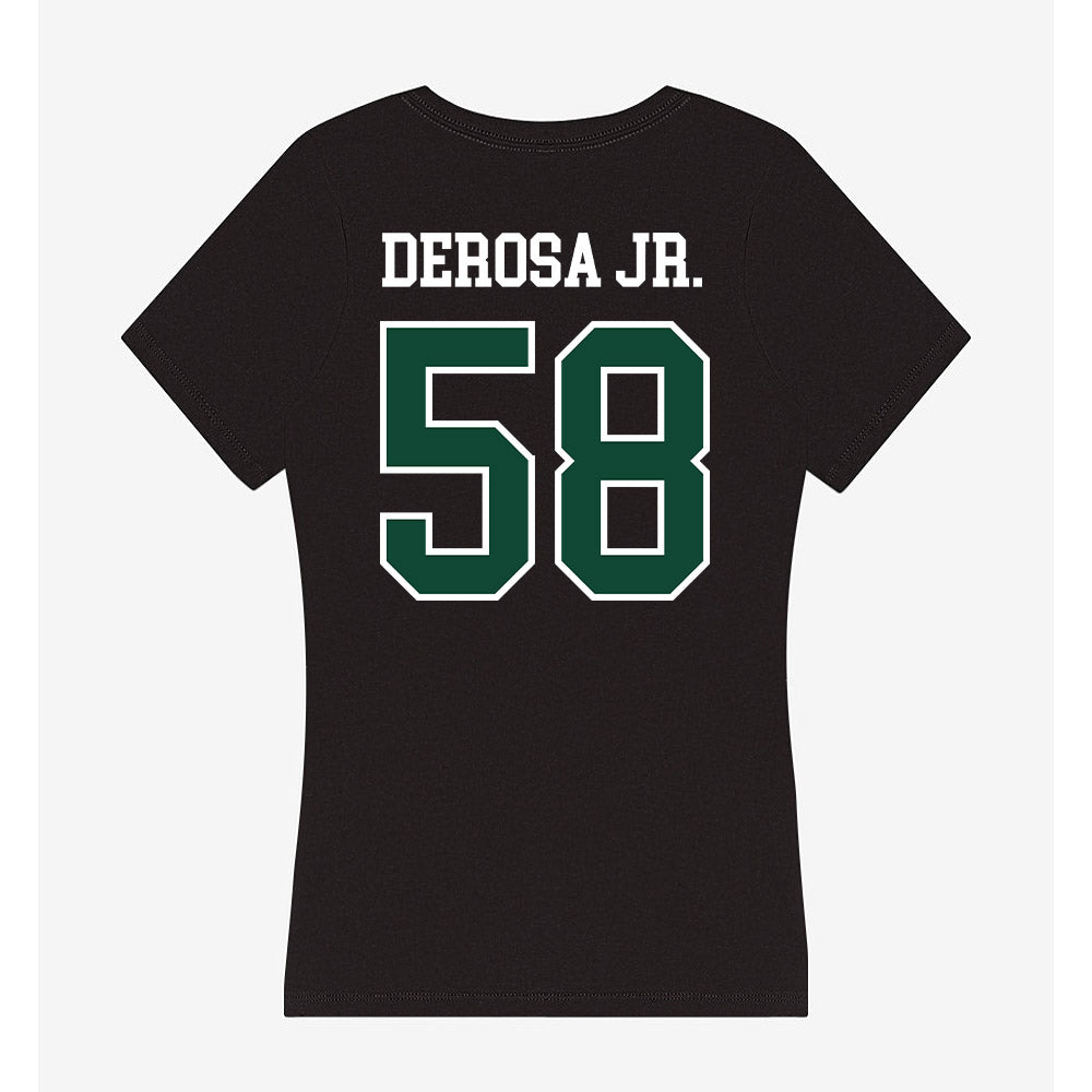 Hawaii - NCAA Football : Denaris Derosa Jr. - Women's V-Neck T-Shirt-1