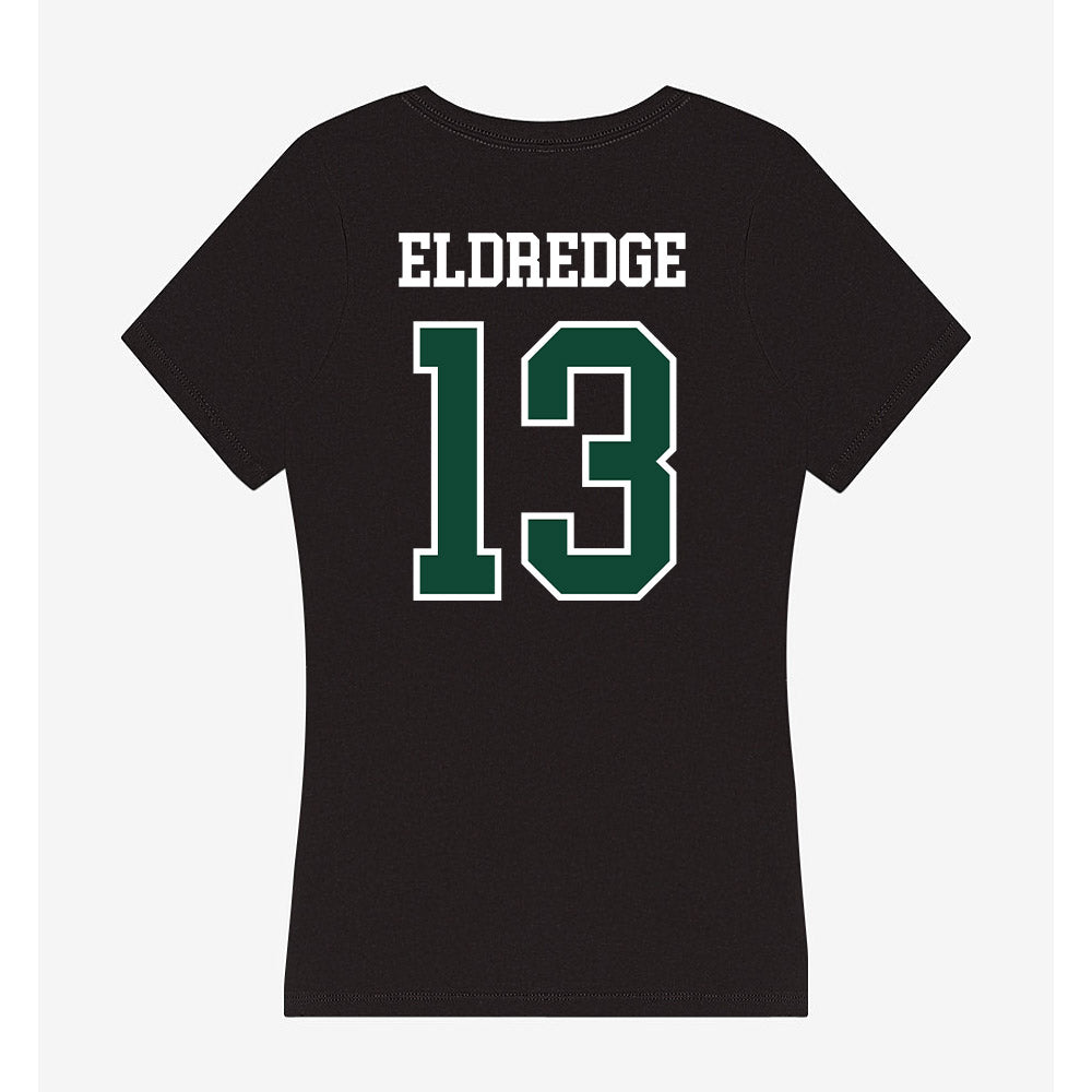 Hawaii - NCAA Football : Koa Eldredge - Women's V-Neck T-Shirt-1
