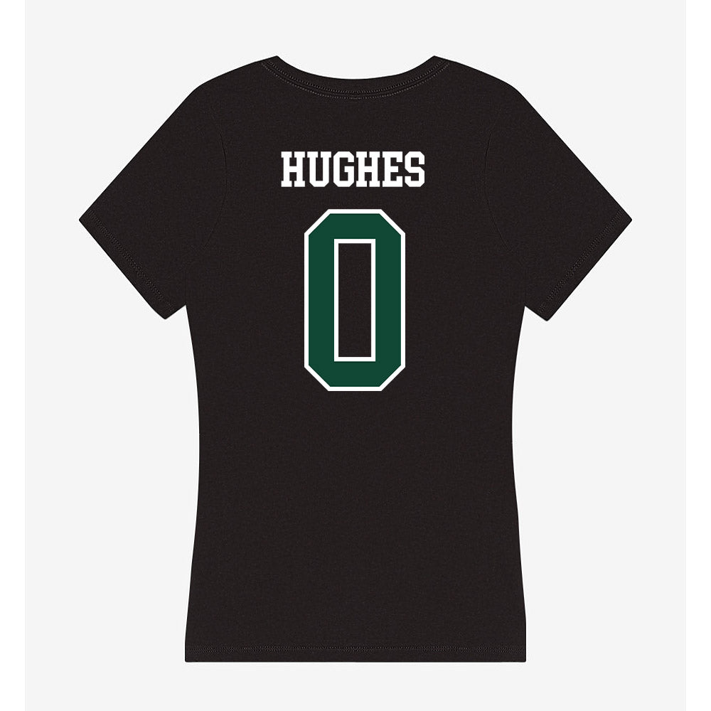 Hawaii - NCAA Football : Jeremiah Hughes - Women's V-Neck T-Shirt-1