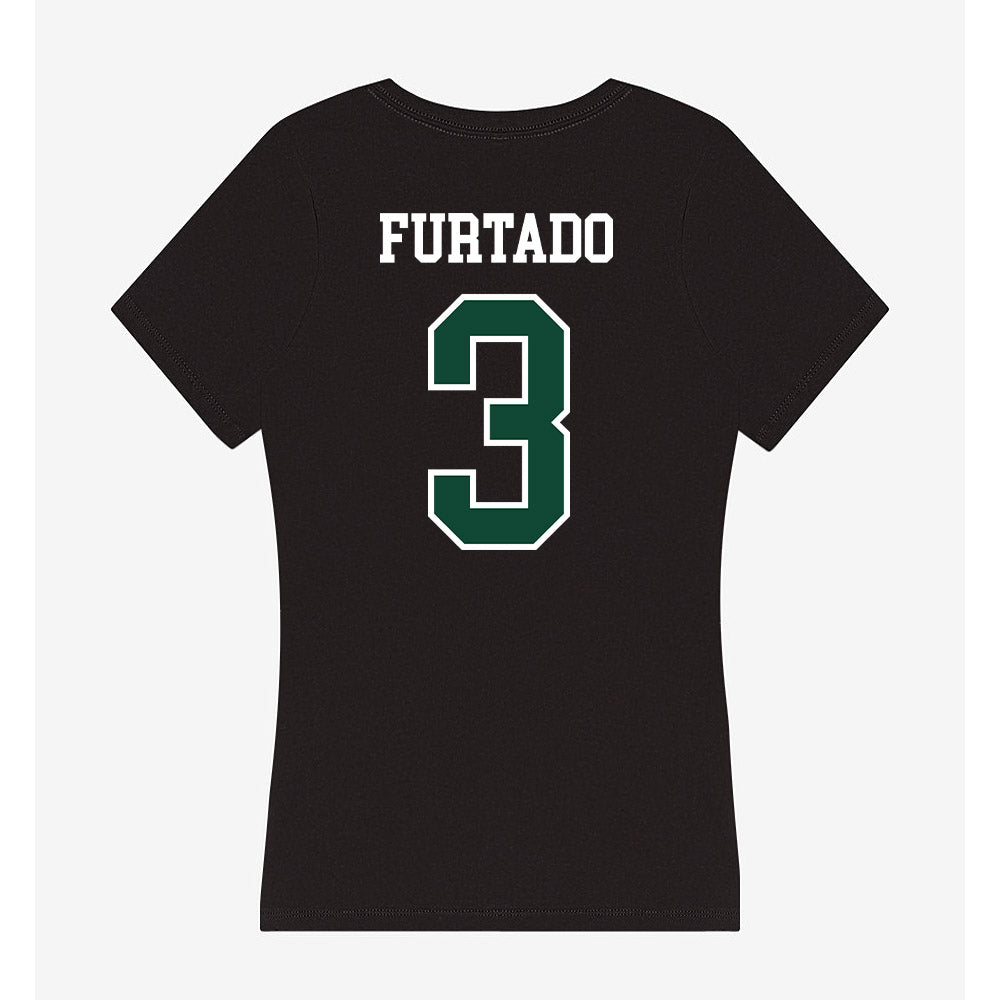 Hawaii - NCAA Softball : Rhea Furtado - Women's V-Neck T-Shirt-1