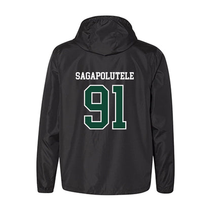 Hawaii - NCAA Football : Joshua sagapolutele - Classic Shersey Windbreaker-1