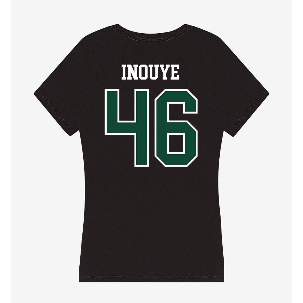 Hawaii - NCAA Baseball : Ryan Inouye - Women's V-Neck T-Shirt-1