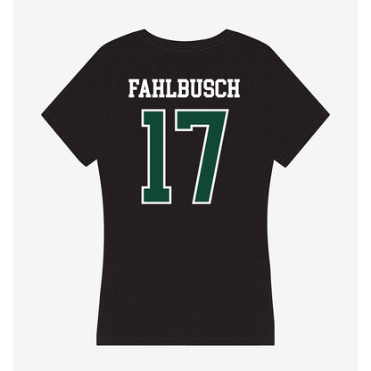 Hawaii - NCAA Men's Volleyball : Thatcher Fahlbusch - Women's V-Neck T-Shirt-1