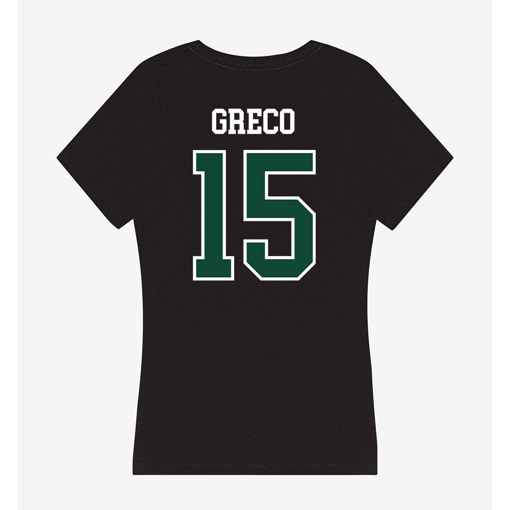 Hawaii - NCAA Baseball : Garrett Greco - Women's V-Neck T-Shirt-1