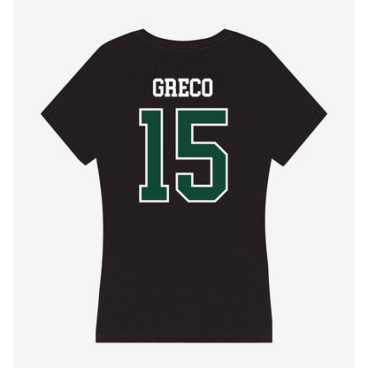 Hawaii - NCAA Baseball : Garrett Greco - Women's V-Neck T-Shirt-1