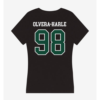 Hawaii - NCAA Football : Sean Olvera-Harle - Women's V-Neck T-Shirt-1