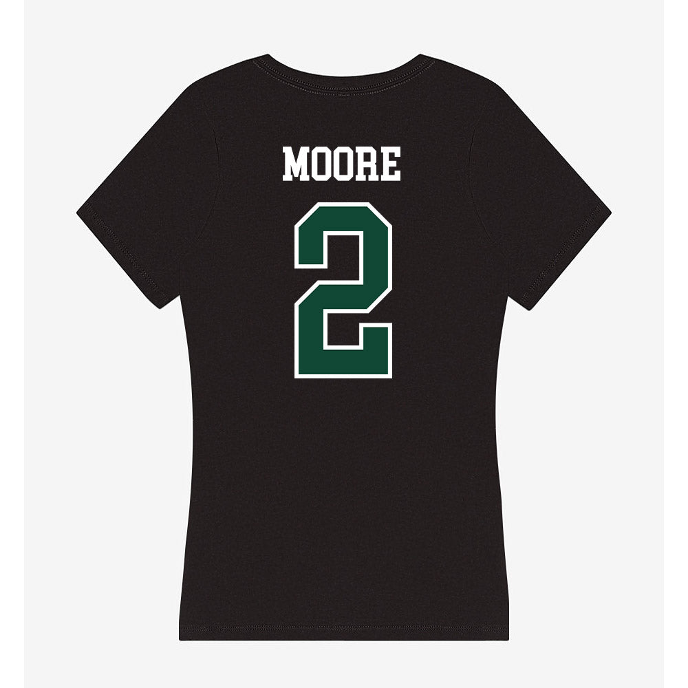 Hawaii - NCAA Football : Kona Moore - Women's V-Neck T-Shirt-1