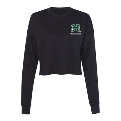 Hawaii - NCAA Women's Swimming & Diving : Ruby Pickron - Women's Cropped Crew Fleece-0
